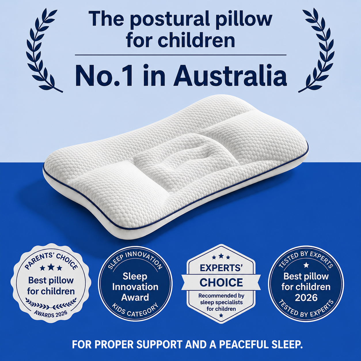 Serenia • The Postural Pillow for Children